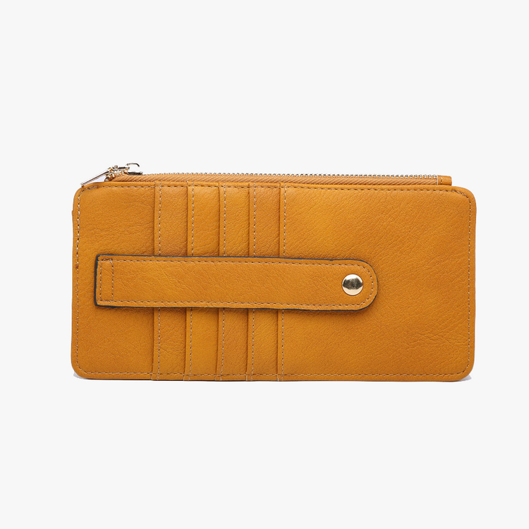 Jen & Co. Saige Card Holder Wallet (Mustard)