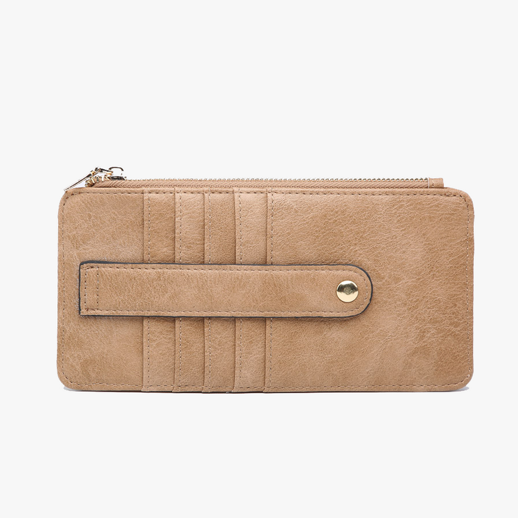 Jen & Co. Saige Card Holder Wallet (Mocha)