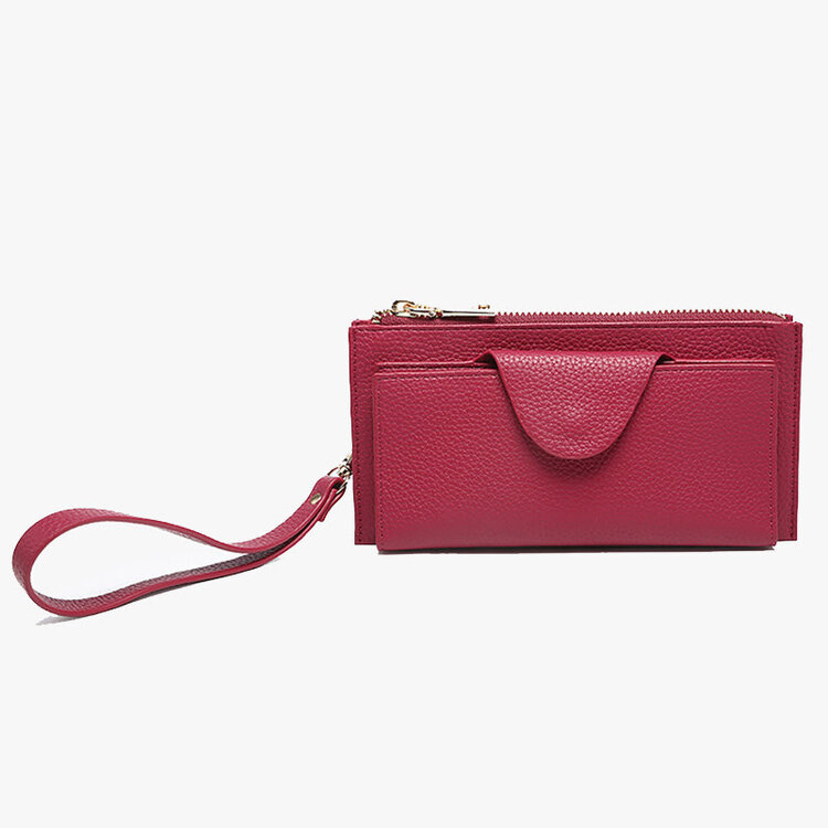 Jen & Co. Kyla Wallet (Dark Ruby)