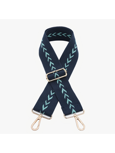 Jen & Co. Arrowhead Guitar Strap (Blue)