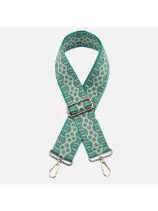 Jen & Co. Wave Guitar Strap (Turquoise)