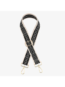 Jen & Co. Bohemian Guitar Strap (BlackWhite)