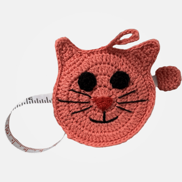 Cat Tape Measure (Coral)
