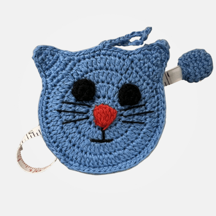 Cat Tape Measure (Blue)