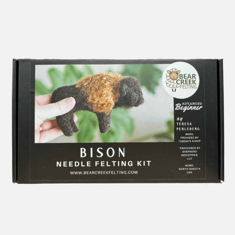 Bear Creek Felting Bison Felting Kit
