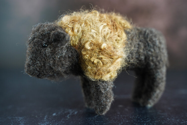 Bear Creek Felting Bison Felting Kit