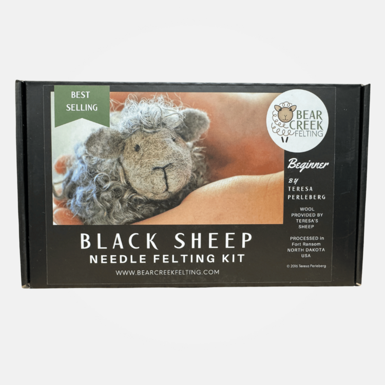 Bear Creek Felting Black Sheep Felting Kit