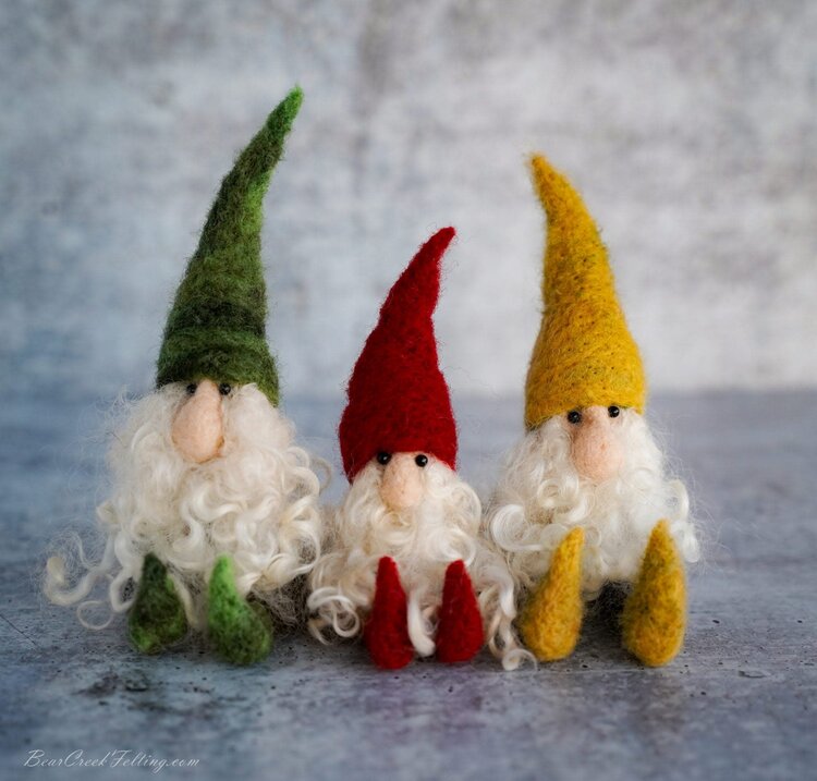 Bear Creek Felting Gnome Felting Kit