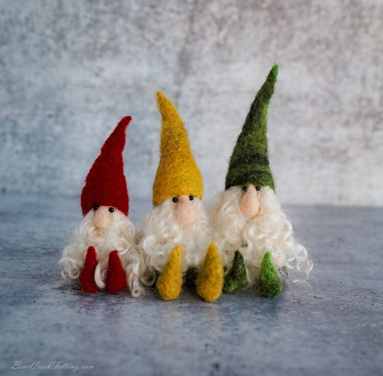 Bear Creek Felting Gnome Felting Kit