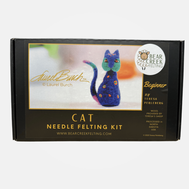 Bear Creek Felting Laurel Burch Cat Felting Kit