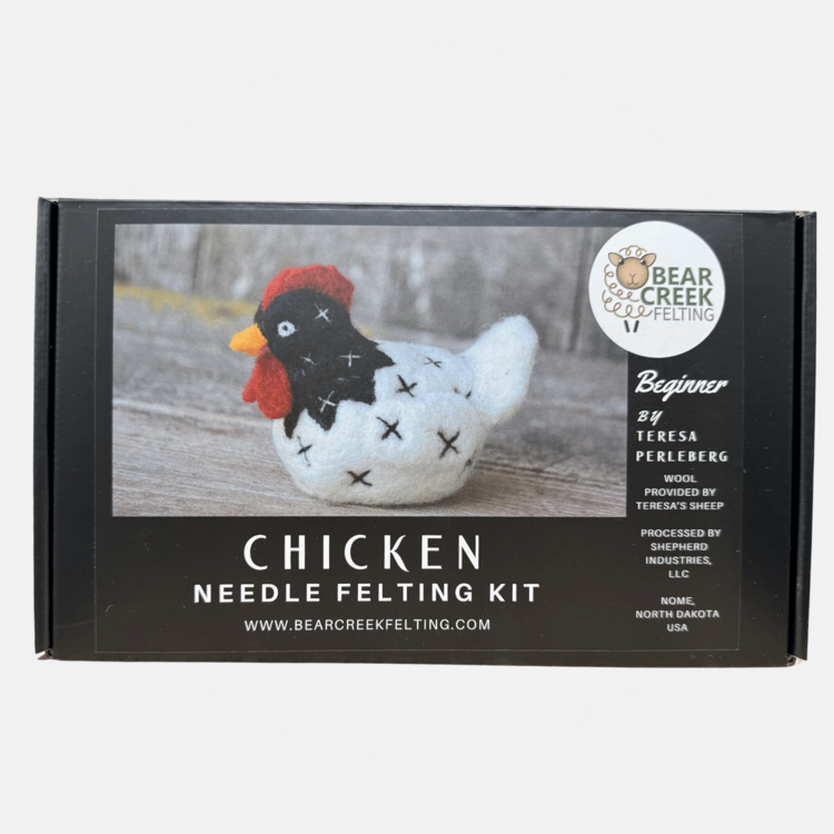 Bear Creek Felting White Chicken Felting Kit