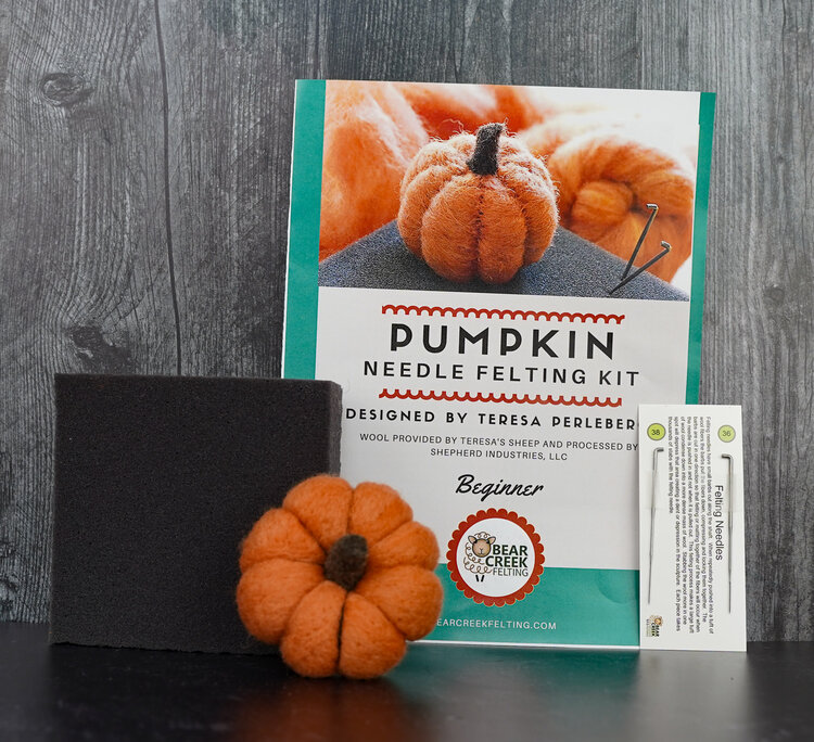 Bear Creek Felting Pumpkin Felting Kit