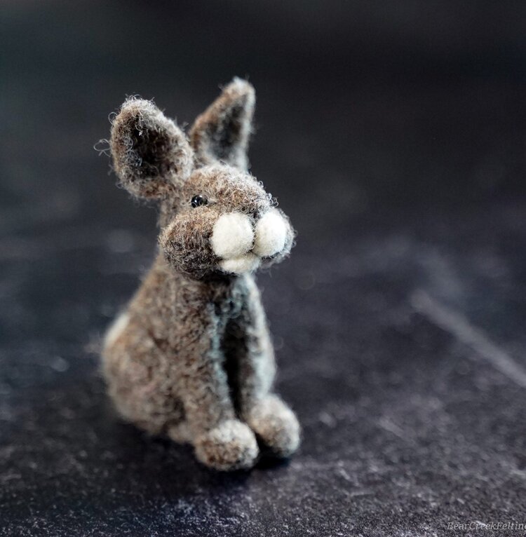 Bear Creek Felting Bunny Felting Kit