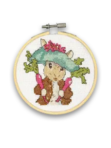 The Crafty Kit Company Beatrix Potter - Benjamin Bunny Mini Cross Stitch Kit