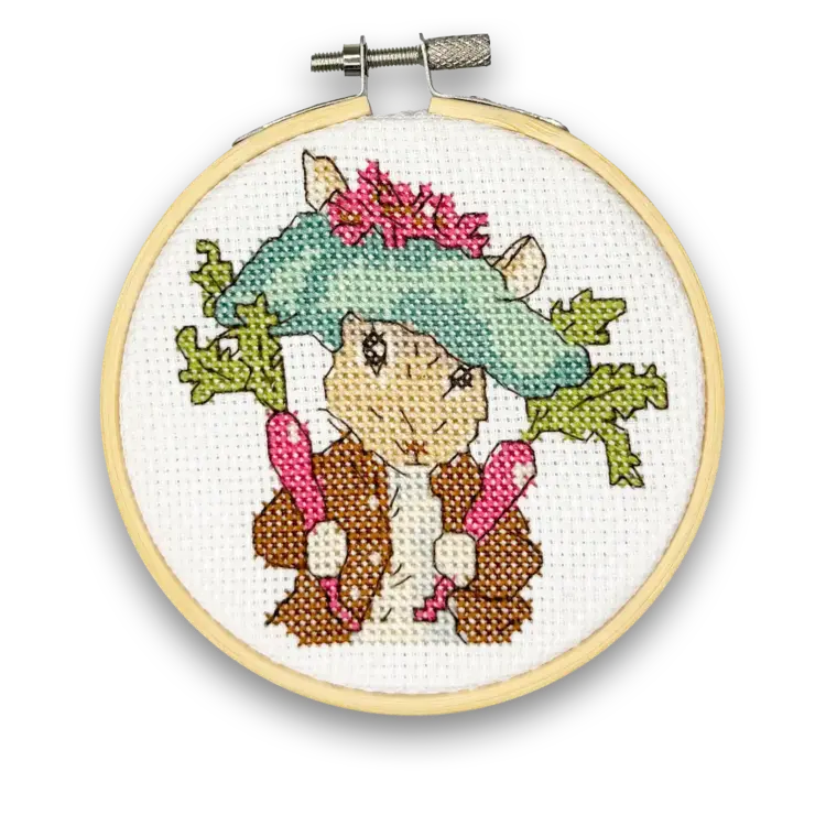 The Crafty Kit Company Beatrix Potter - Benjamin Bunny Mini Cross Stitch Kit