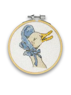 The Crafty Kit Company Beatrix Potter - Jemima Puddleduck Mini Cross Stitch Kit