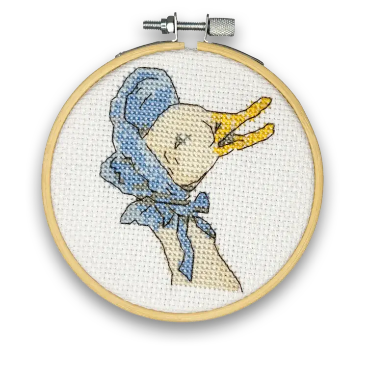 The Crafty Kit Company Beatrix Potter - Jemima Puddleduck Mini Cross Stitch Kit