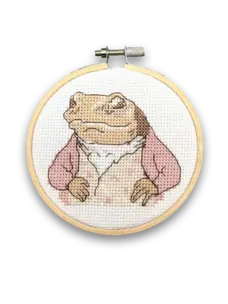 The Crafty Kit Company Beatrix Potter - Jeremy Fisher Mini Cross Stitch Kit
