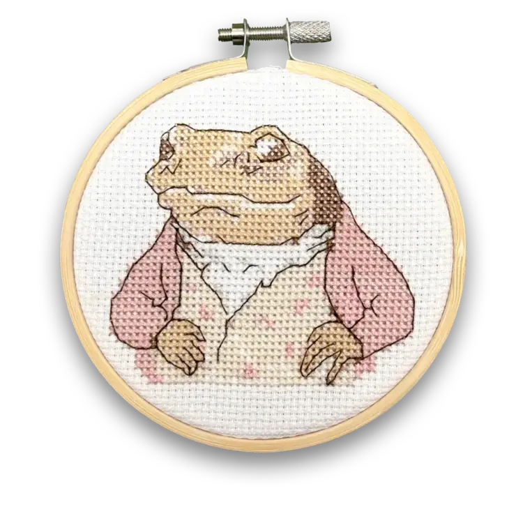 The Crafty Kit Company Beatrix Potter - Jeremy Fisher Mini Cross Stitch Kit