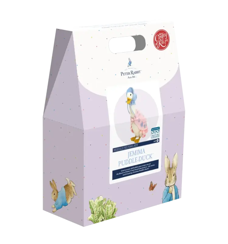 The Crafty Kit Company Beatrix Potter - Jemima Puddleduck Needle Felting Kit