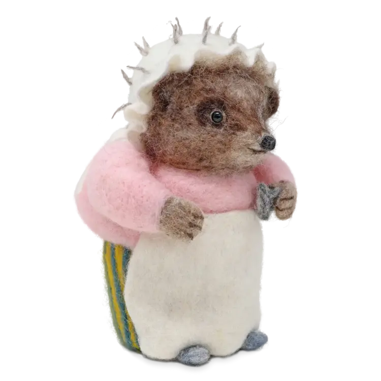 The Crafty Kit Company Beatrix Potter - Mrs. Tiggy-Winkle Ironing Needle Felting Kit