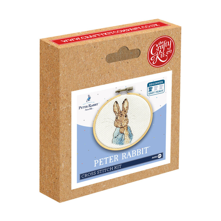 The Crafty Kit Company Beatrix Potter - Peter Rabbit Mini Cross Stitch Kit