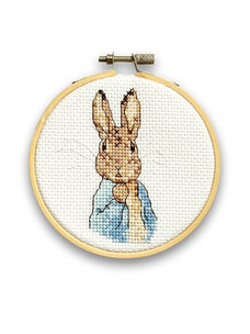 The Crafty Kit Company Beatrix Potter - Peter Rabbit Mini Cross Stitch Kit