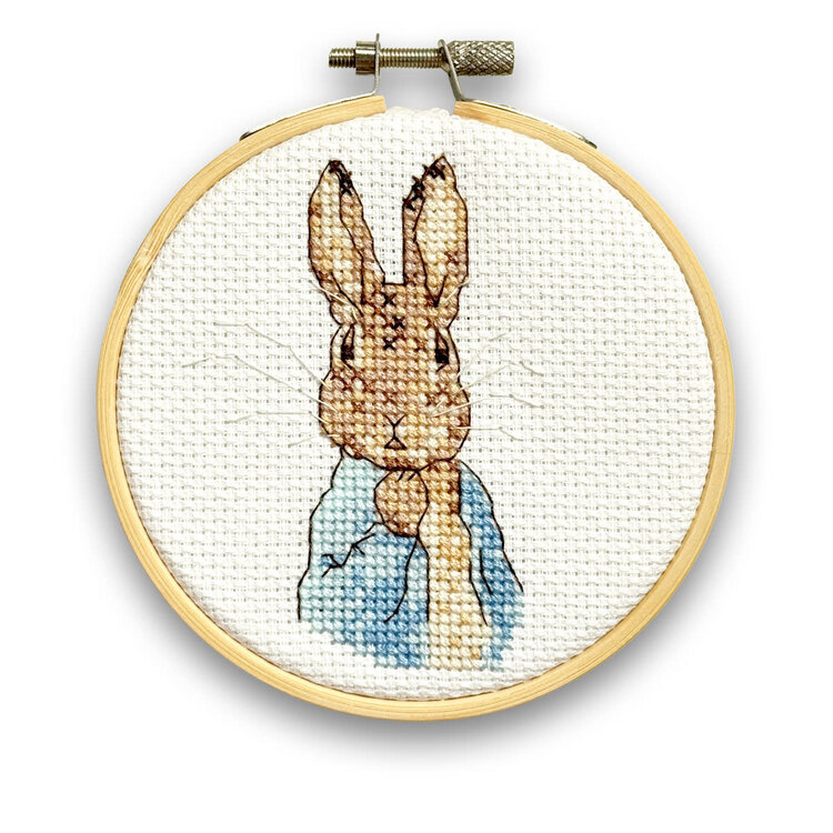 The Crafty Kit Company Beatrix Potter - Peter Rabbit Mini Cross Stitch Kit