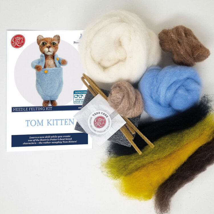 The Crafty Kit Company Beatrix Potter - Tom Kitten Needle Felting Kit