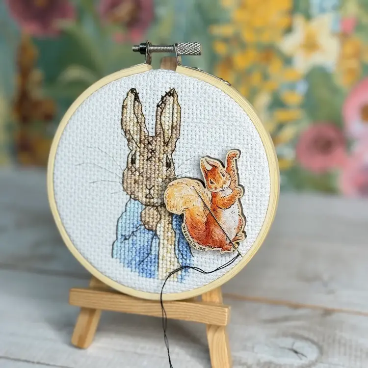 The Crafty Kit Company Beatrix Potter - Squirrel Nutkin Needle Minder