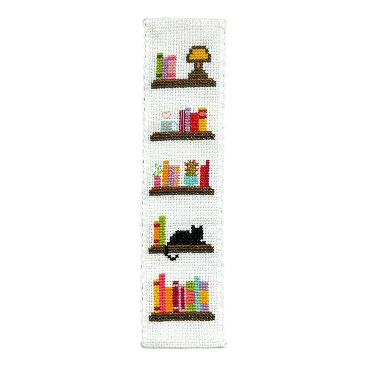 The Crafty Kit Company Book Lover Cross Stitch Bookmark Kit