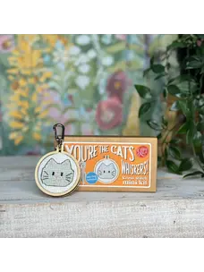 The Crafty Kit Company You're the Cats Whiskers! Mini Matchbox Cross Stitch Kit