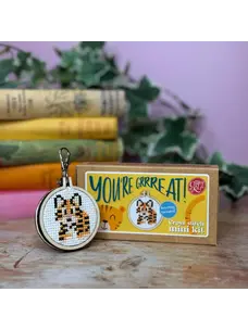 The Crafty Kit Company You're Grrreat! Mini Matchbox Cross Stitch Kit