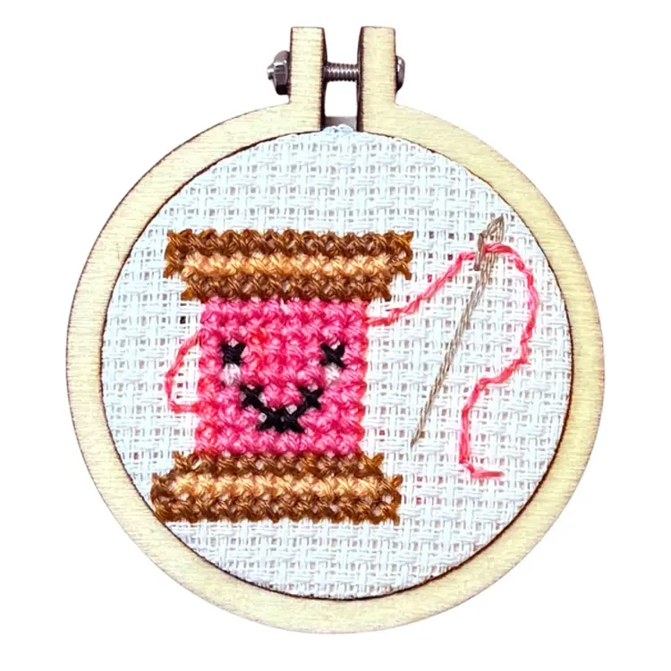 The Crafty Kit Company You Make Me Sew Happy! Mini Matchbox Cross Stitch Kit