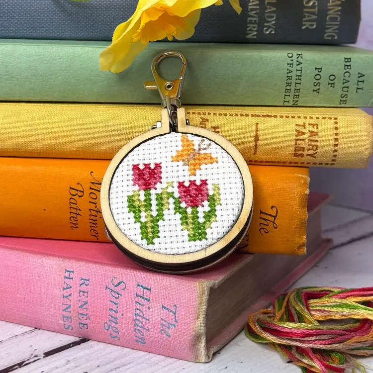 The Crafty Kit Company You Grow Girl! Mini Matchbox Cross Stitch Kit