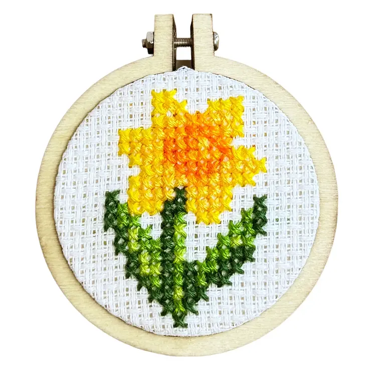 The Crafty Kit Company You Brighten My Day! Mini Matchbox Cross Stitch Kit
