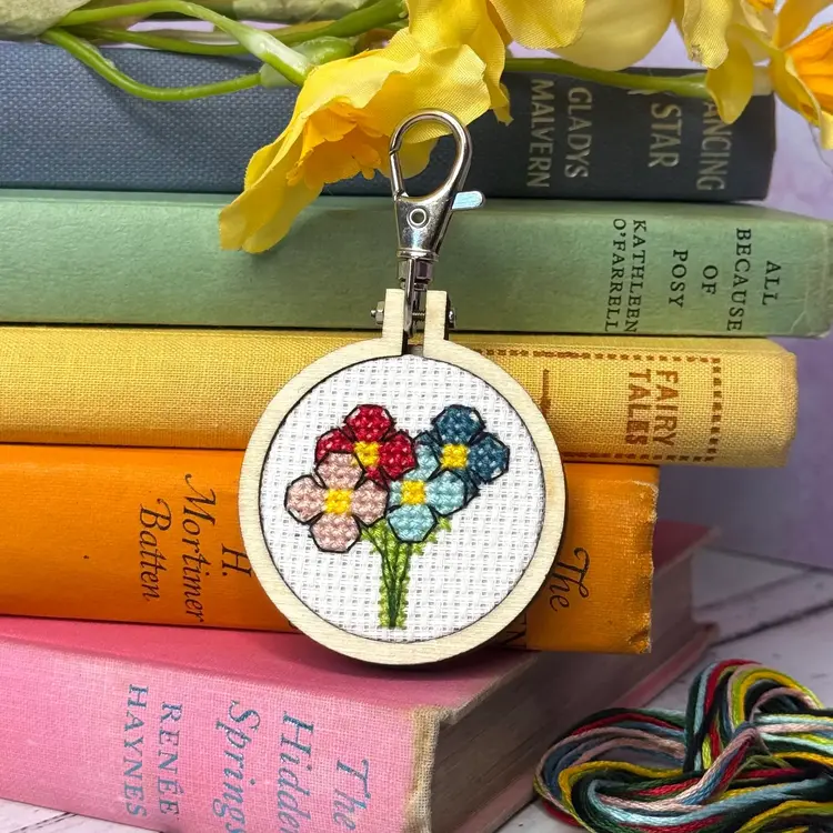 The Crafty Kit Company Thanks a Bunch! Mini Matchbox Cross Stitch Kit