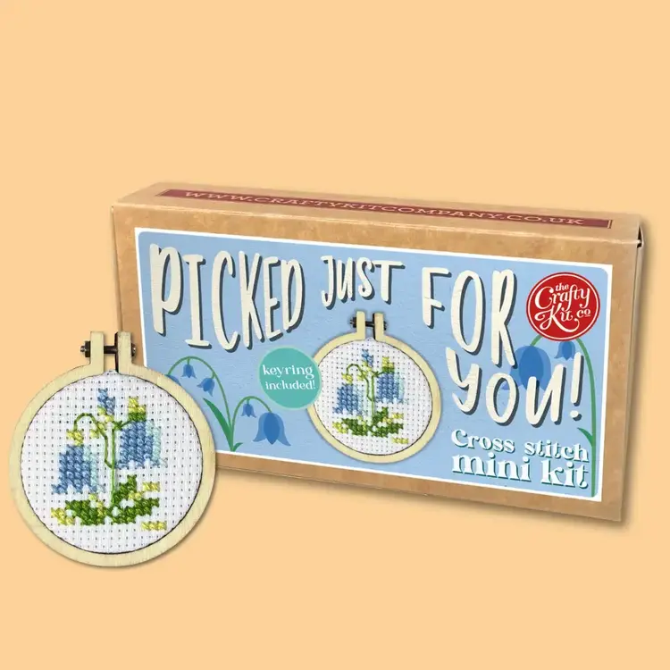 The Crafty Kit Company Picked just for You! Mini Matchbox Cross Stitch Kit