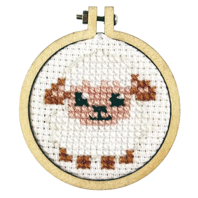 The Crafty Kit Company Love Ewe! Mini Matchbox Cross Stitch Kit