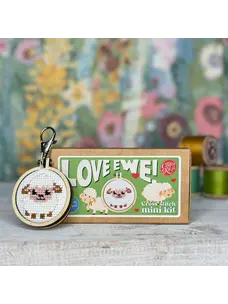 The Crafty Kit Company Love Ewe! Mini Matchbox Cross Stitch Kit