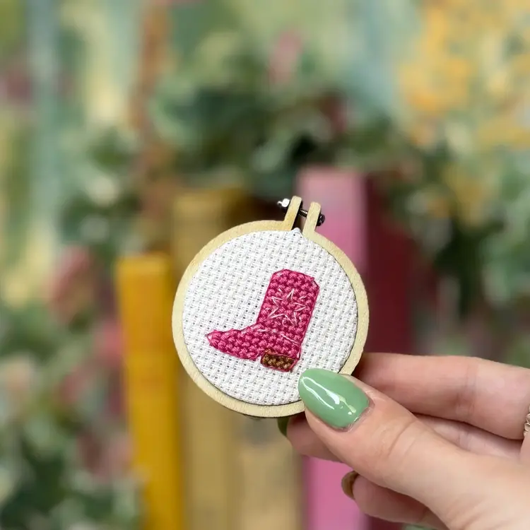 The Crafty Kit Company Giddy Up Gorgeous! Mini Matchbox Cross Stitch Kit