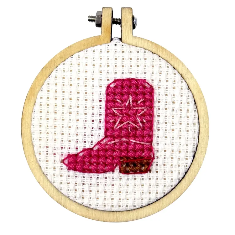 The Crafty Kit Company Giddy Up Gorgeous! Mini Matchbox Cross Stitch Kit