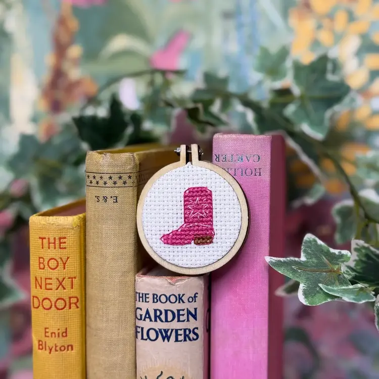 The Crafty Kit Company Giddy Up Gorgeous! Mini Matchbox Cross Stitch Kit