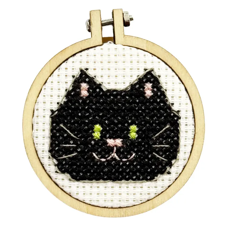 The Crafty Kit Company All You Need is a Cat Mini Matchbox Cross Stitch Kit