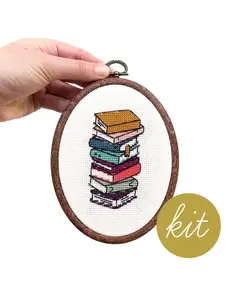 Junebug and Darlin Bibliophilia Cross Stitch Kit