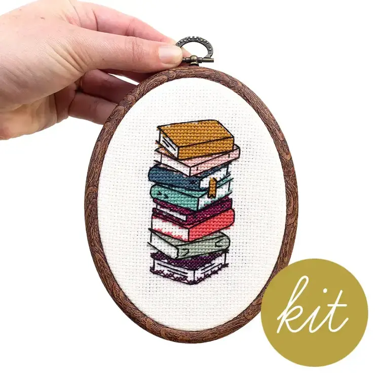 Junebug and Darlin Bibliophilia Cross Stitch Kit