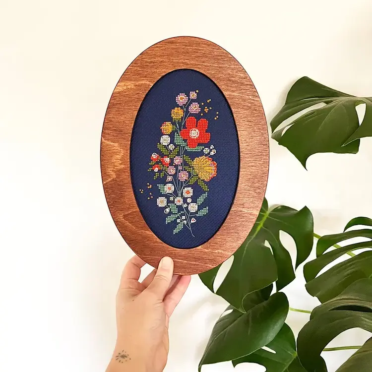 Junebug and Darlin Forget-Me-Knots Cross Stitch Kit