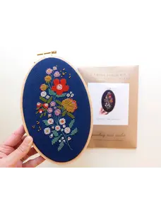 Junebug and Darlin Forget-Me-Knots Cross Stitch Kit