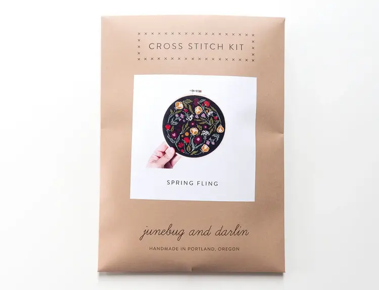 Junebug and Darlin Spring Fling Cross Stitch Kit