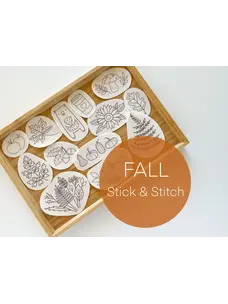 Matryoshka Doll Shop Stick & Stitch Embroidery Patterns (Fall)